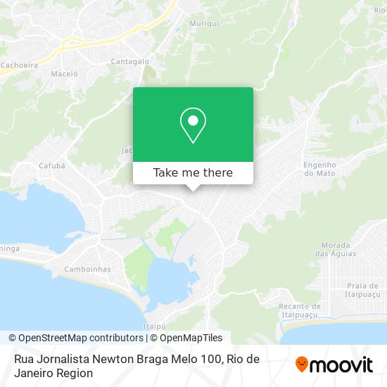 Rua Jornalista Newton Braga Melo 100 map