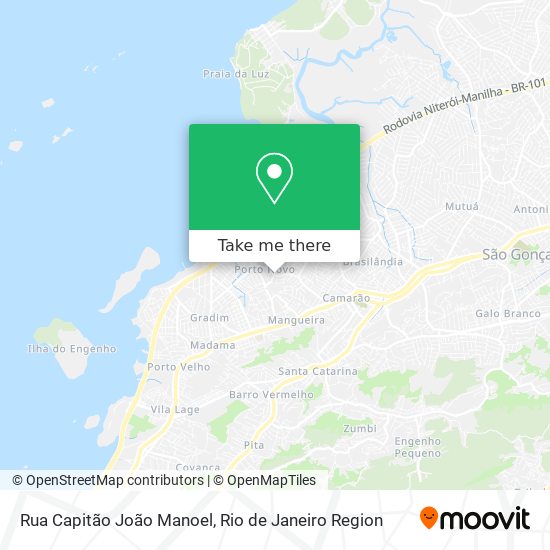 Mapa Rua Capitão João Manoel