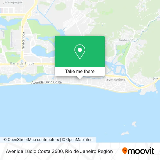 Avenida Lúcio Costa 3600 map