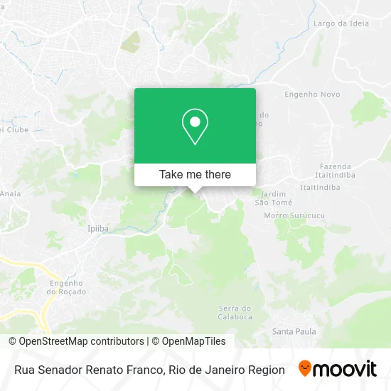 Rua Senador Renato Franco map