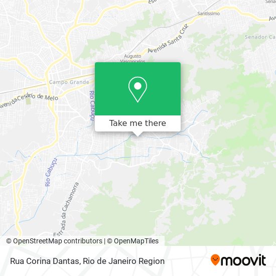 Mapa Rua Corina Dantas