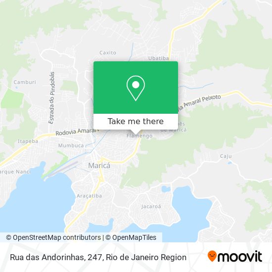 Mapa Rua das Andorinhas, 247