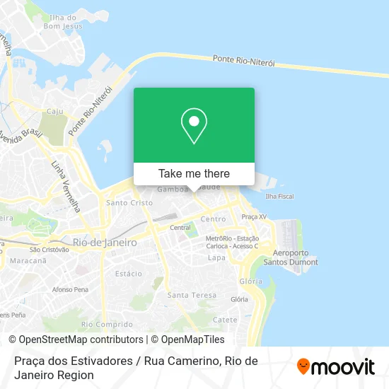 Praça dos Estivadores / Rua Camerino map