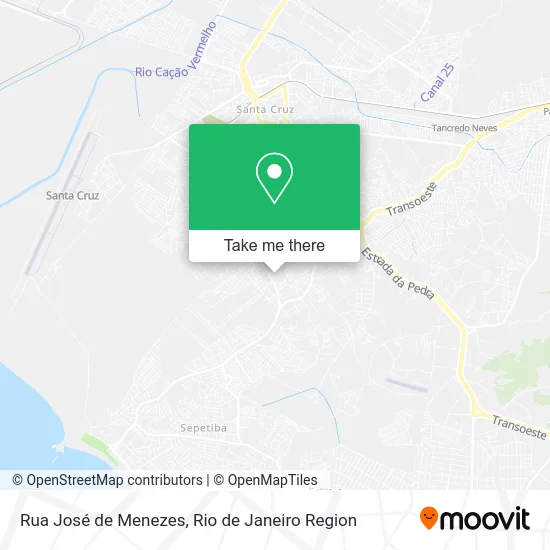 Rua José de Menezes map