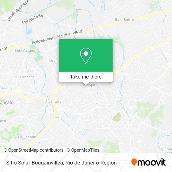 Sitio Solar Bougainvillea map