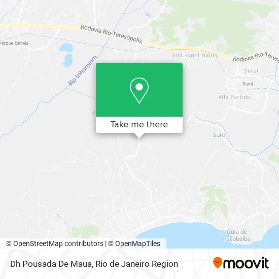 Dh Pousada De Maua map
