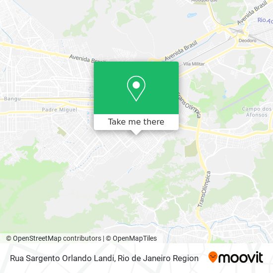 Rua Sargento Orlando Landi map