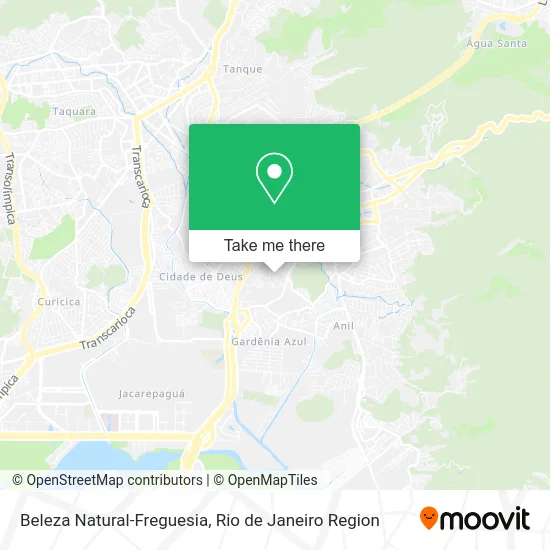 Beleza Natural-Freguesia map
