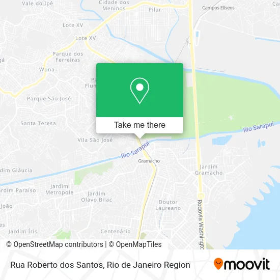 Rua Roberto dos Santos map