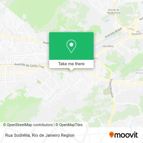 Rua Sodrélia map