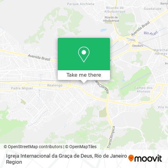 Igreja Internacional da Graça de Deus map