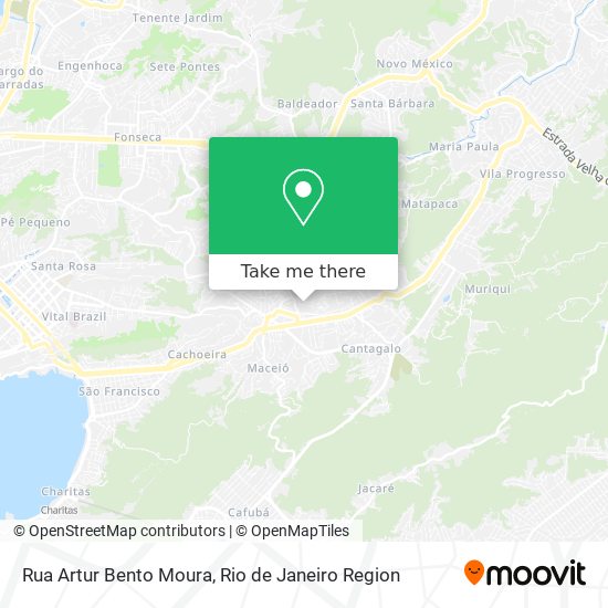 Rua Artur Bento Moura map