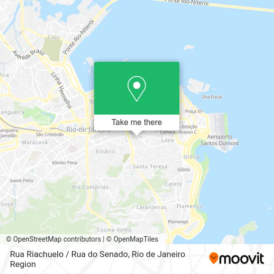 Rua Riachuelo / Rua do Senado map