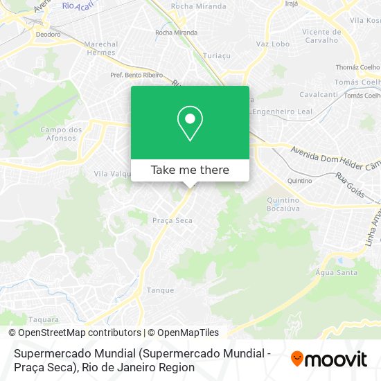 Supermercado Mundial (Supermercado Mundial - Praça Seca) map