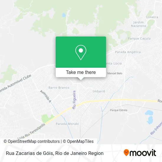 Rua Zacarias de Góis map