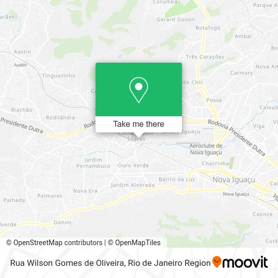 Rua Wilson Gomes de Oliveira map