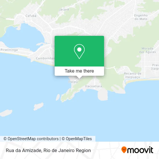 Rua da Amizade map