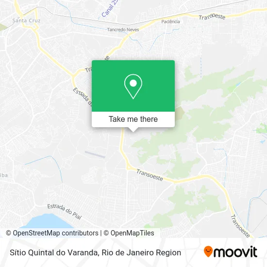 Sítio Quintal do Varanda map