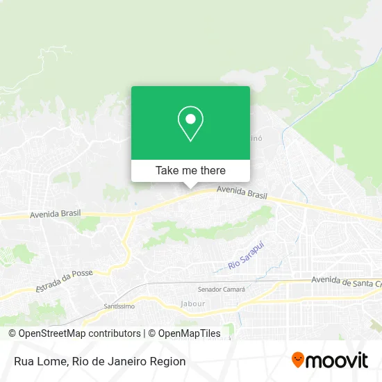 Rua Lome map