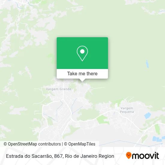 Estrada do Sacarrão, 867 map