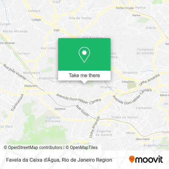 Favela da Caixa d'Água map