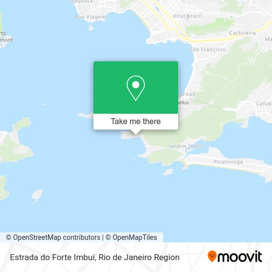 Estrada do Forte Imbuí map