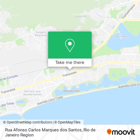 Rua Afonso Carlos Marques dos Santos map