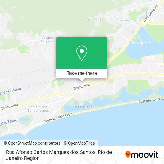 Rua Afonso Carlos Marques dos Santos map