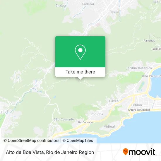 Alto da Boa Vista map