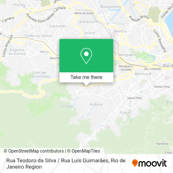 Rua Teodoro da Silva / Rua Luís Guimarães map