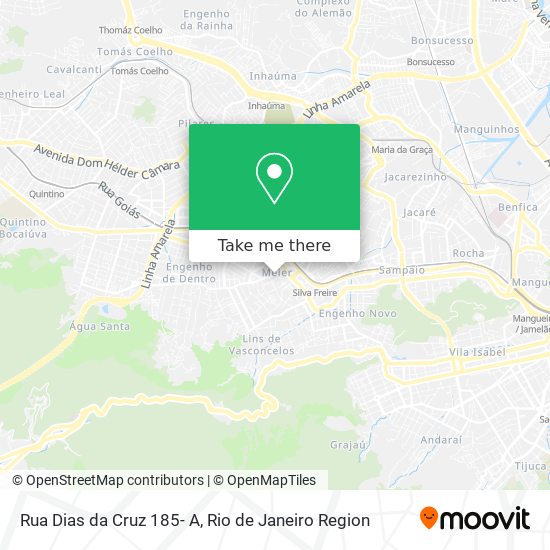 Rua Dias da Cruz 185- A map