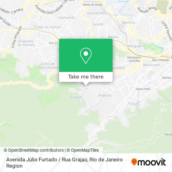Mapa Avenida Júlio Furtado / Rua Grajaú