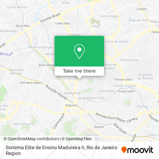 Mapa Sistema Elite de Ensino Madureira II