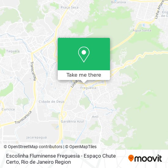 Escolinha Fluminense Freguesia - Espaço Chute Certo map
