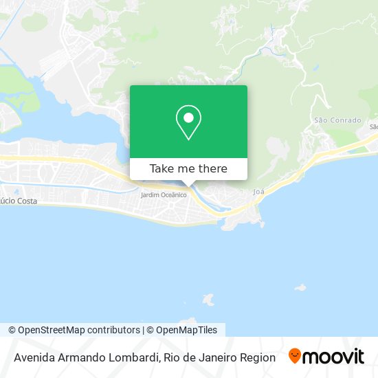 Avenida Armando Lombardi map