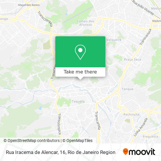 Rua Iracema de Alencar, 16 map