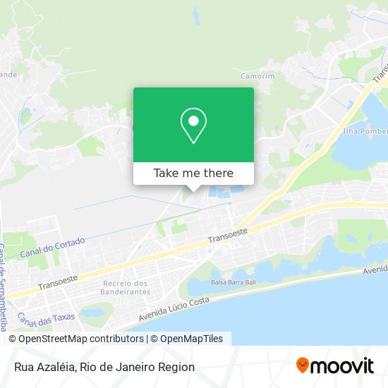 Rua Azaléia map