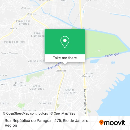 Rua República do Paraguai, 475 map