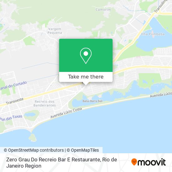 Zero Grau Do Recreio Bar E Restaurante map