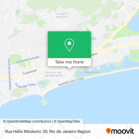 Rua Hélio Modesto 30 map