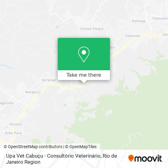 Upa Vet Cabuçu - Consultório Veterinário map