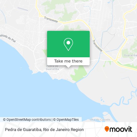 Pedra de Guaratiba map