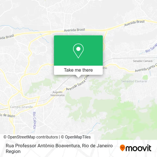 Rua Professor Antônio Boaventura map