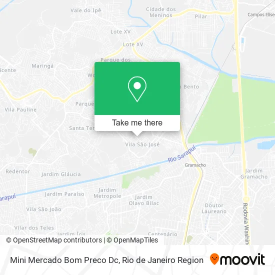 Mini Mercado Bom Preco Dc map