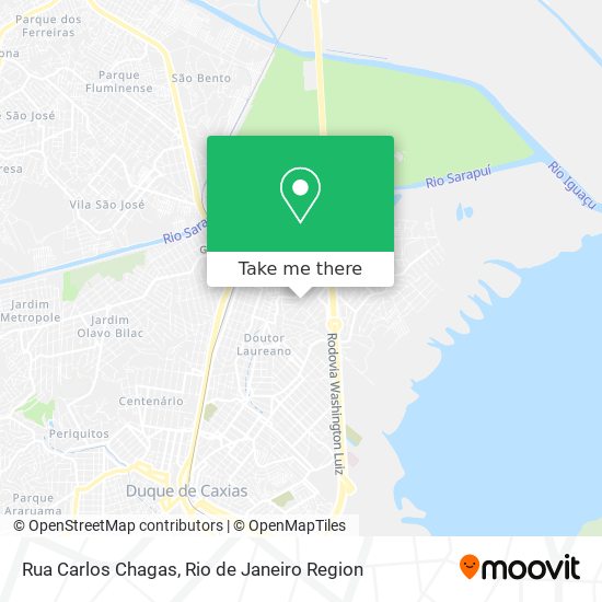 Mapa Rua Carlos Chagas