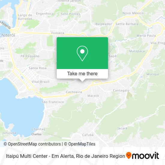 Itaipú Multi Center - Em Alerta map