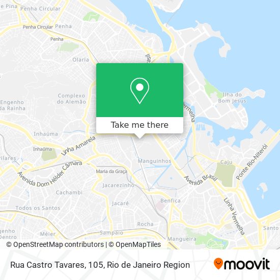 Rua Castro Tavares, 105 map