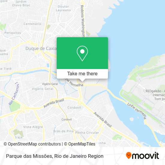 Parque das Missões map
