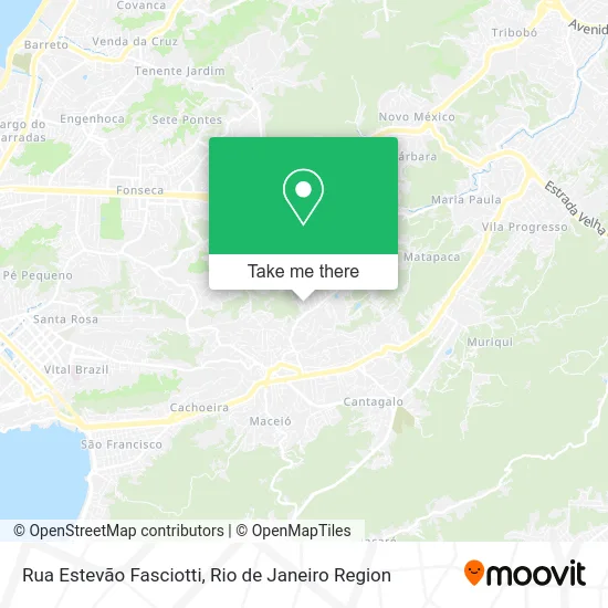 Rua Estevão Fasciotti map