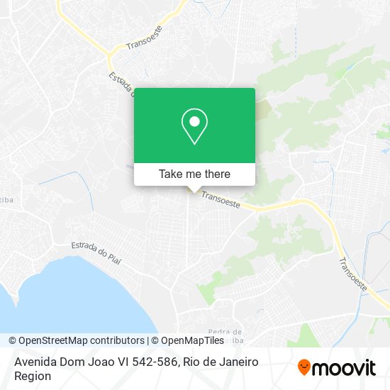 Mapa Avenida Dom Joao VI 542-586